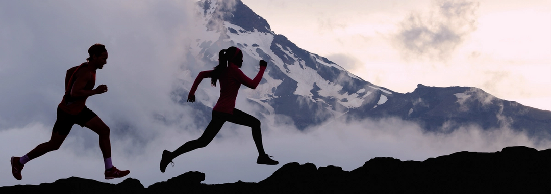 Active patients running — OIC orthopaedic implants enable recovery and return to life